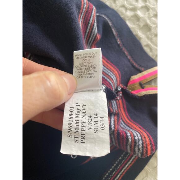 Banana Republic Mens Polo Shirt Short Sleeve Striped Casual Top Size XL Tall - Picture 9 of 9